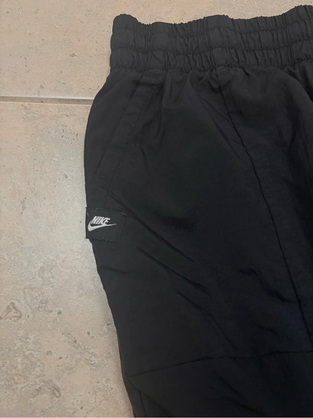 Nike Black and Purple Kids Jogger Pants